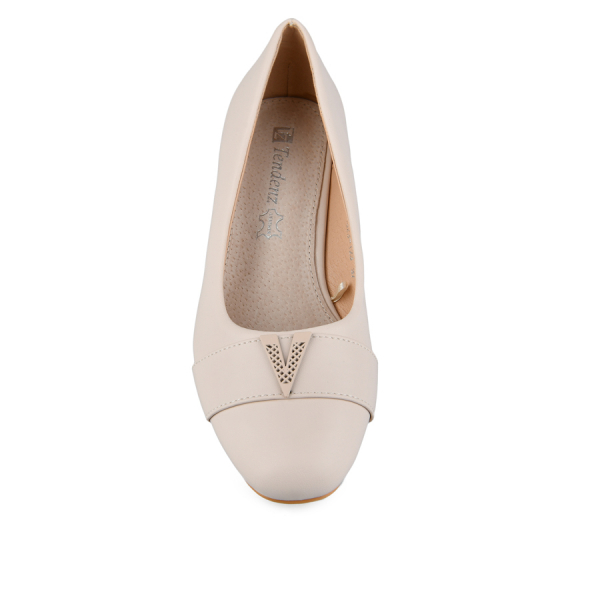 pantofi damă piele ecologică bej 0148979