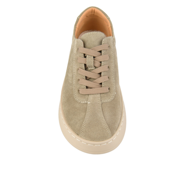 lady's shoes genuin leather light green 0161091