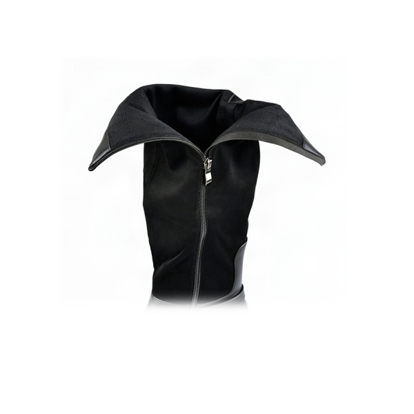 cizme damă textil/piele ecologică negru 0162116