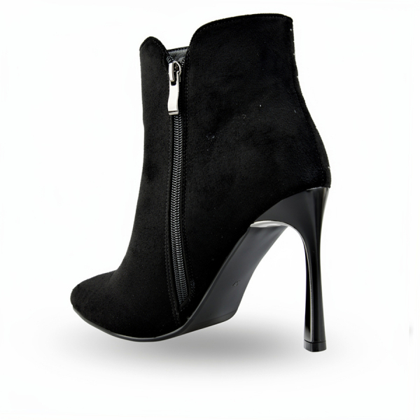 botine damă textil negru 0162069