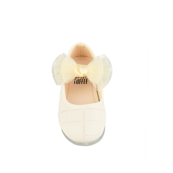 kids shoes synthetic leather beige 0161821