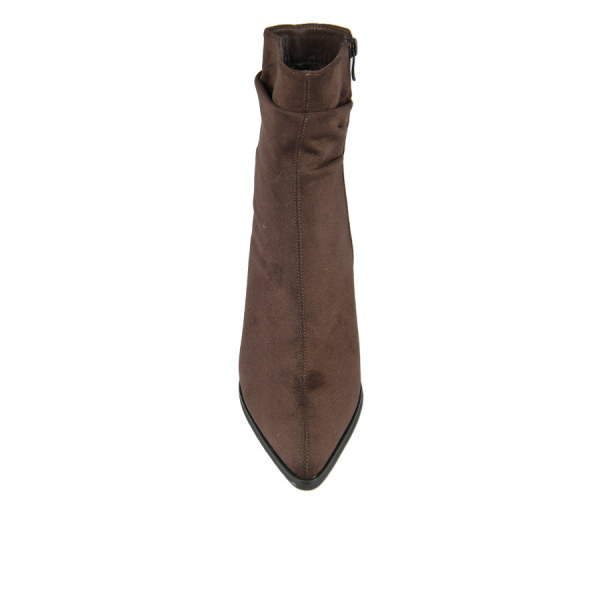 botine damă textil maro 0162524
