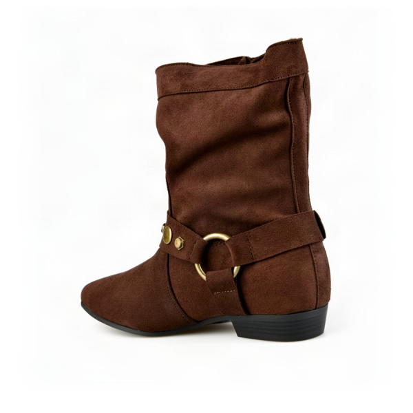 lady's boots textiles brown 0162811