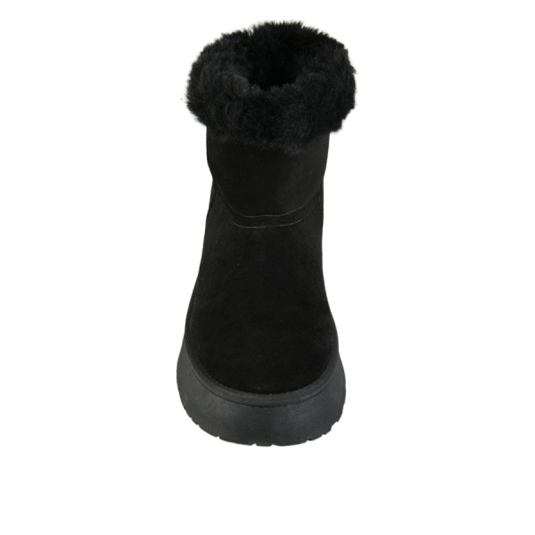botine damă textil negru 0163248