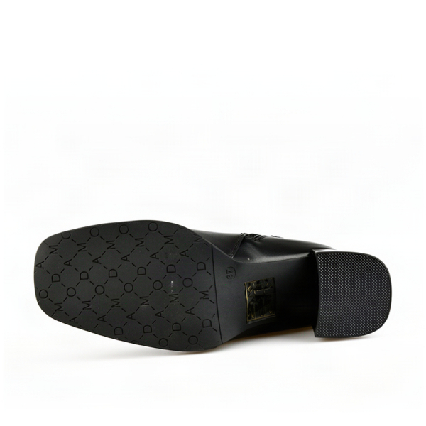 cizme damă piele ecologică negru 0162497