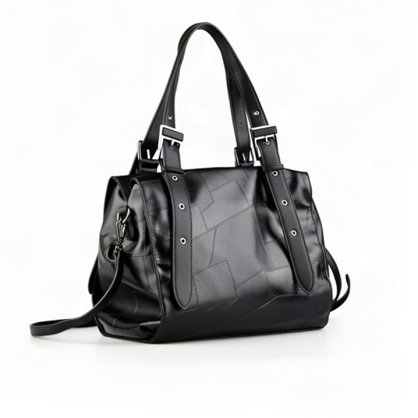 lady's bag synthetic leather black