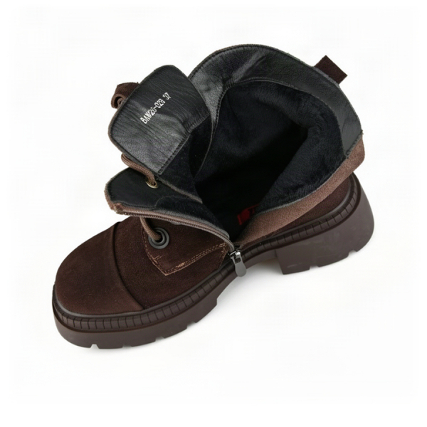 botine damă piele naturală maro 0162667