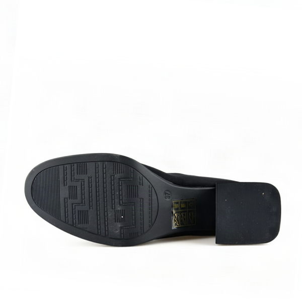botine damă textil negru 0162424