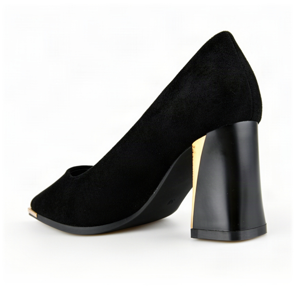 pantofi damă textil negru 0163394